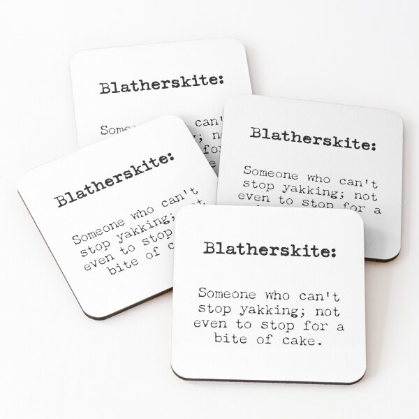 Item preview, Blatherskite - A Wordy Alternative from the Great British Archaic Dictionary! designed and sold by Jules Smith.
