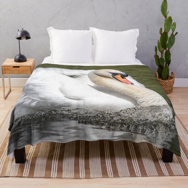 Item preview, Powerful Elegant swan with wings open designed and sold by HaleyRedshaw.