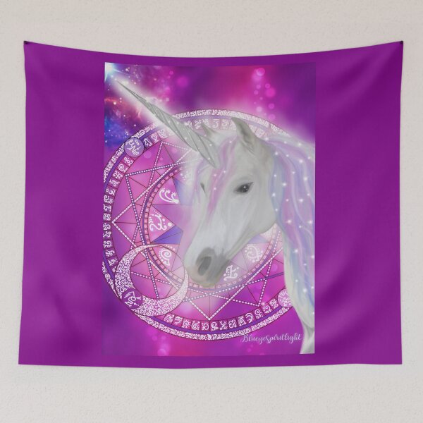 Item preview, Light Encoded White Unicorn  designed and sold by NaTeBlueyes.