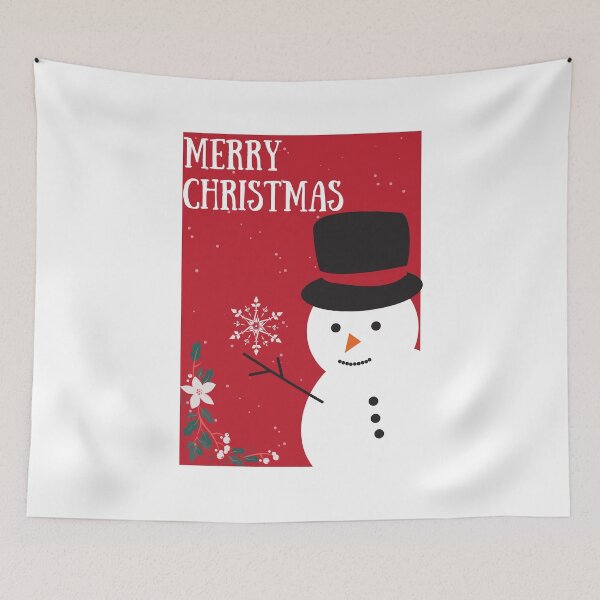 Item preview, Merry Christmas With Snowman designed and sold by Avani01.