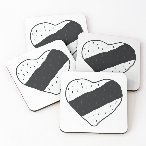 Item preview, Onigiri Rice Balls Heart Cute Japanese Food Japan Lover designed and sold by JokeGysen.