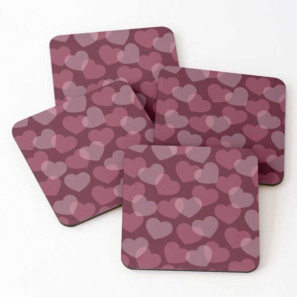 Item preview, Red Pink Hearts Pattern designed and sold by StarsForgers.