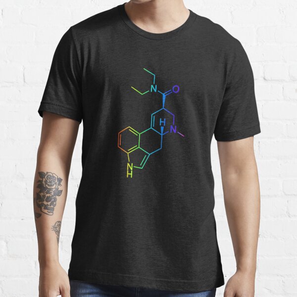 LSD Molecule - Psychedelic" T-shirt for Sale by eldar | Redbubble | lsd t- shirts - t-shirts - molecude t-shirts
