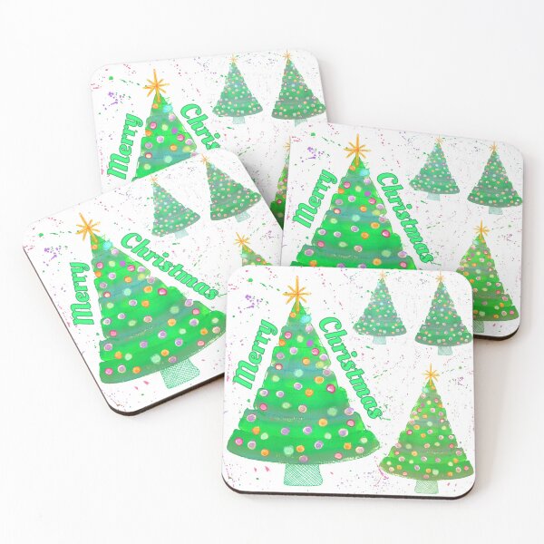 Item preview, Merry Christmas Unique Hand Painted Tree For Christmas And Xmas designed and sold by H3designs.