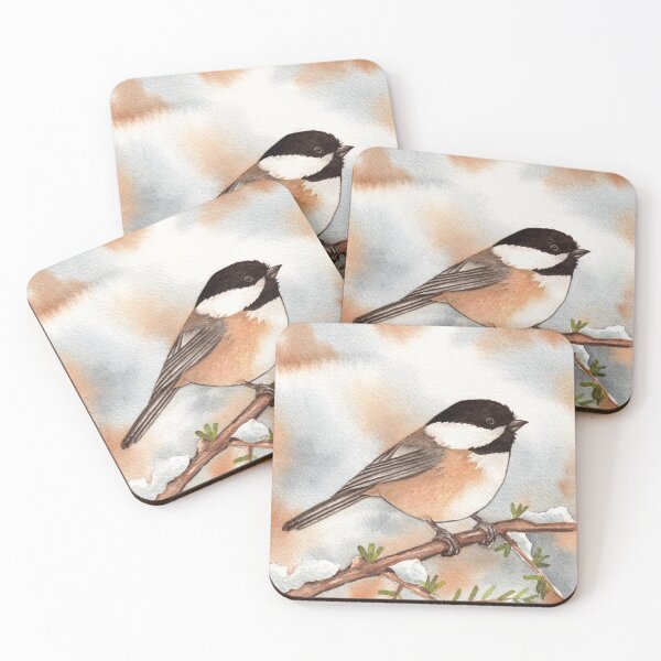 Item preview, Black capped chickadee designed and sold by Kaoryn Chan.