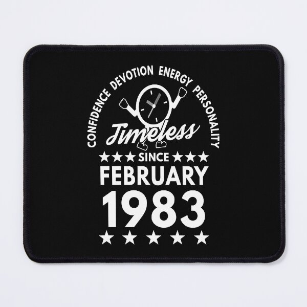 Item preview, February Birthday Timeless Person - 1983 - White Text designed and sold by MoonsmileProd.