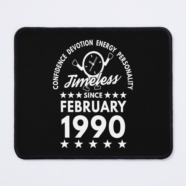 Item preview, February Birthday Timeless Person - 1990 - White Text designed and sold by MoonsmileProd.