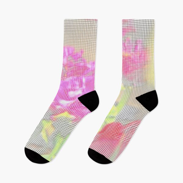 Item preview, Tulips in a dot grid designed and sold by frankuffmann.