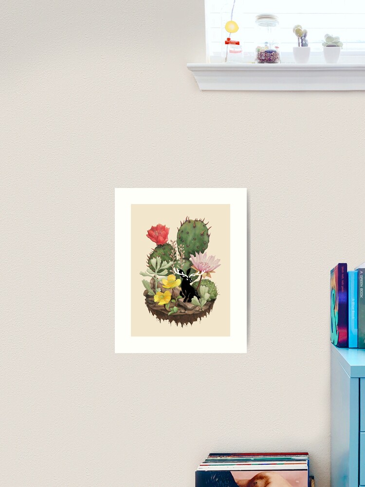 Art Print, Tiny Jackalope designed and sold by littleclyde