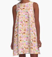 Vestido acampanado Postres Kawaii