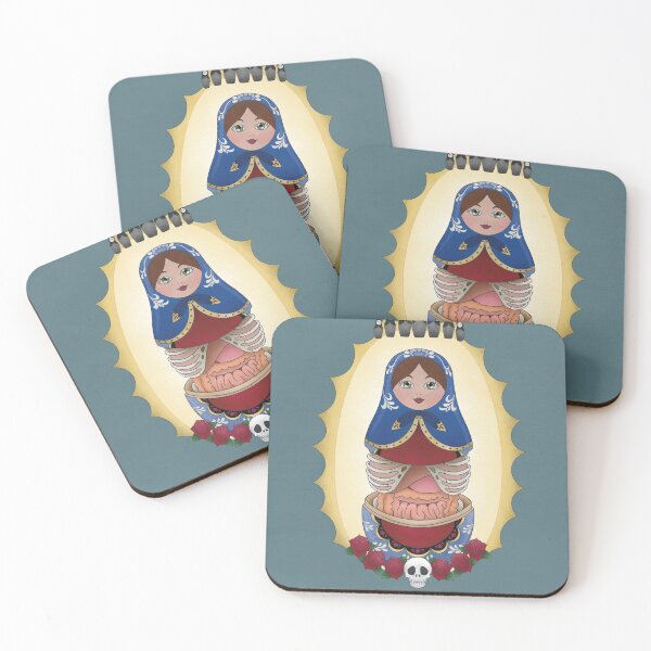 Item preview, Matrioska green background designed and sold by NandaCN.