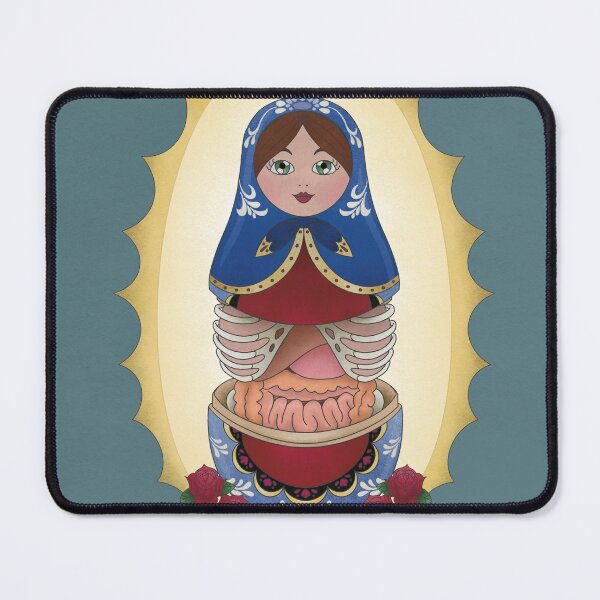 Item preview, Matrioska green background designed and sold by NandaCN.