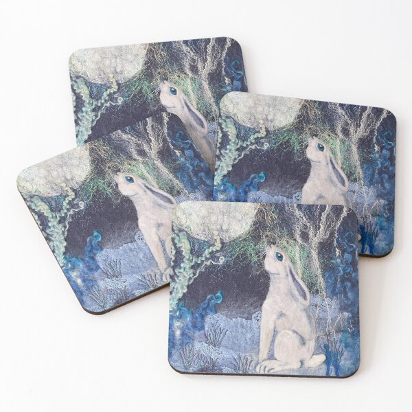 Item preview, Blue Moon Gazing Hare designed and sold by Theuglyhouse.