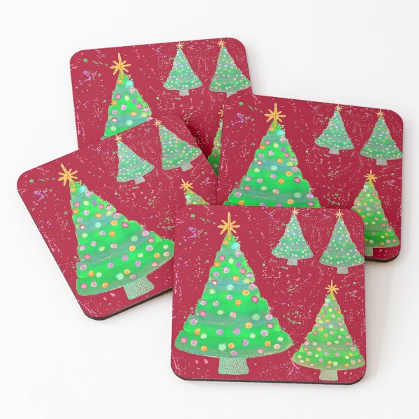 Item preview, Unique Hand Painted Tree For Christmas And Xmas designed and sold by H3designs.