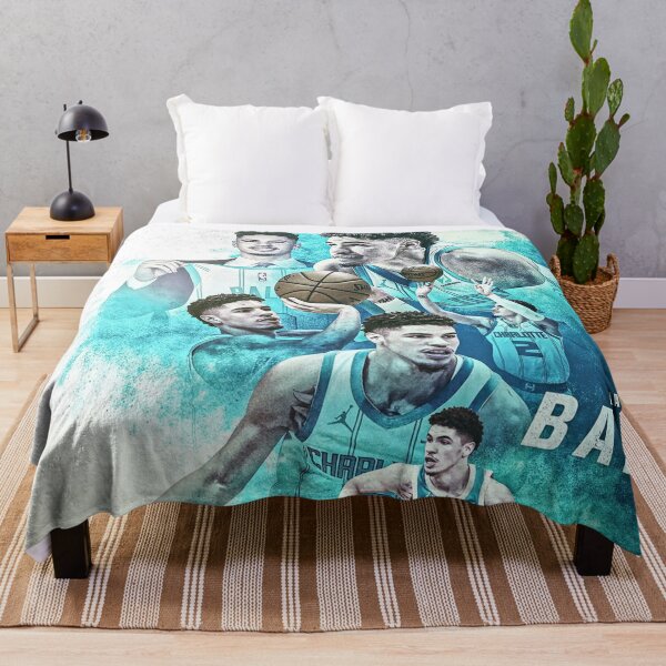 Charlotte Hornets LaMelo Ball 60” x 80” Plush Jersey Blanket