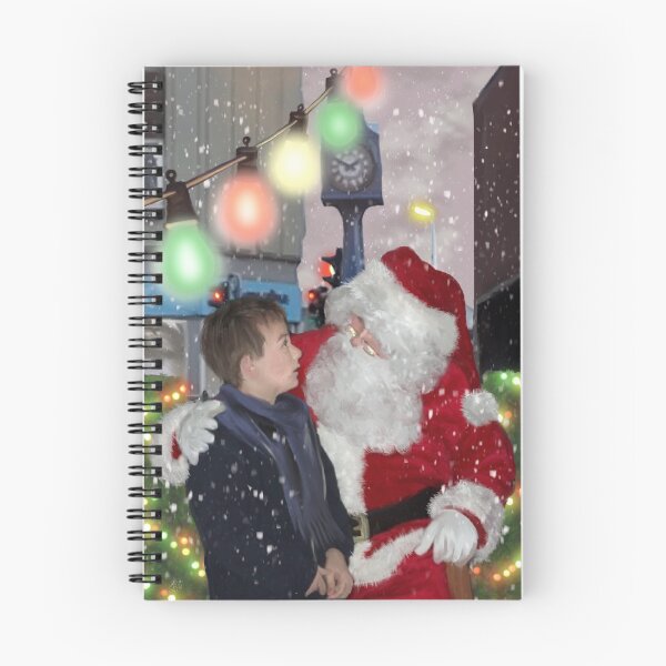 Item preview, Santa at the Blue Clock designed and sold by RevolutionEarth.