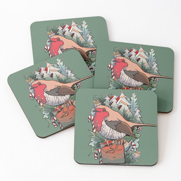 Item preview, The winter robin designed and sold by Swadeillustrations.