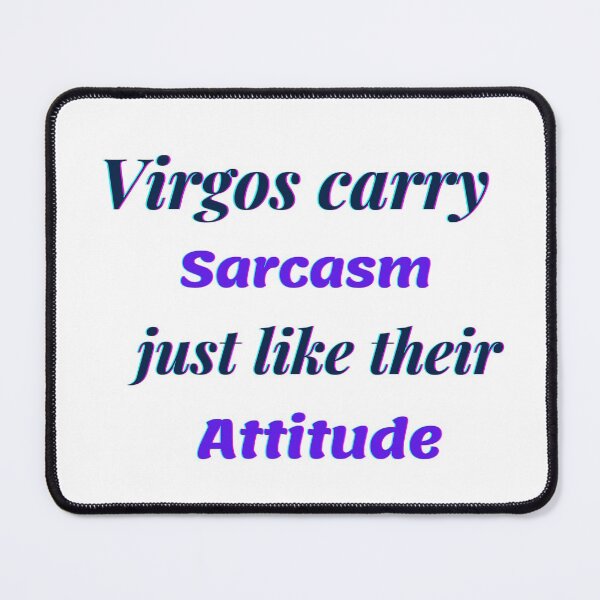 Item preview, Virgo zodiac sign and sarcasm quotes theme gifts (in white) designed and sold by RebelliousRosee.