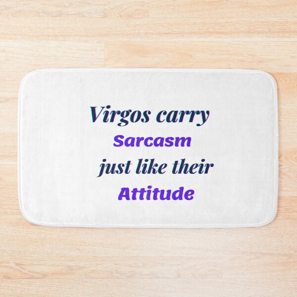 Item preview, Virgo zodiac sign and sarcasm quotes theme gifts (in white) designed and sold by RebelliousRosee.