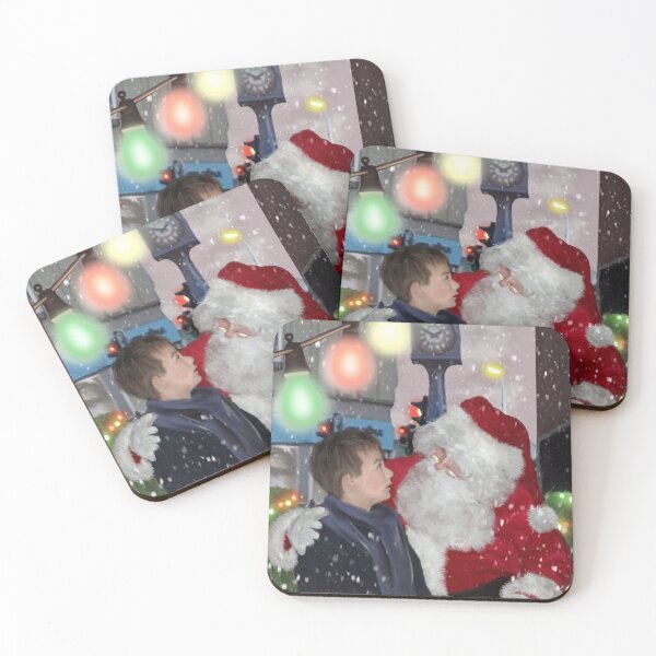 Item preview, Santa at the Blue Clock - Merry Christmas designed and sold by RevolutionEarth.
