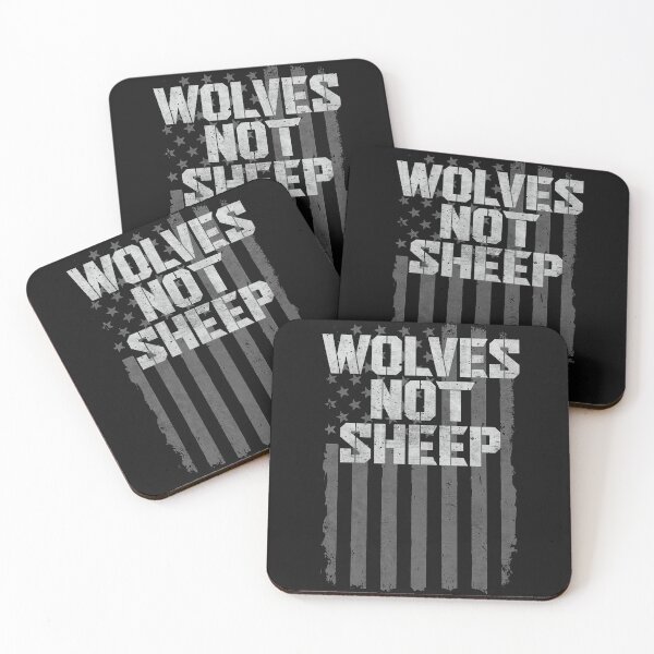 Item preview, Wolves Not Sheep American Flag Patriotic  designed and sold by alenaz.