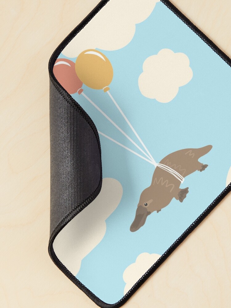 Mouse Pad, Flying Platypus designed and sold by Tilly-Scribbles
