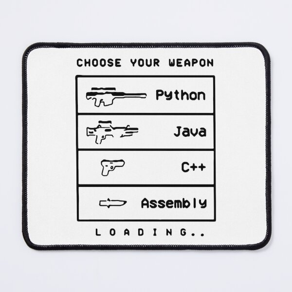 Item preview, Funny Programmer Java C++ Choose Your option Python Love Art Design Happy Apparel Essential Inspiration Joy Mood Funny Cat designed and sold by DesignByHeartUK.