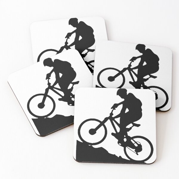 Item preview, Mountain Bike Heartbeat Funny Biker Bicycle Cycling Art Design Happy Apparel Essential Inspiration Joy Mood Funny designed and sold by DesignByHeartUK.