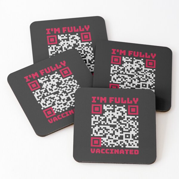 Item preview, I'm Fully Vaccinated | QR-code designed and sold by DoherDesigns.