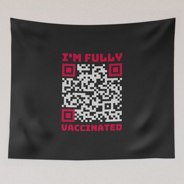 Item preview, I'm Fully Vaccinated | QR-code designed and sold by DoherDesigns.