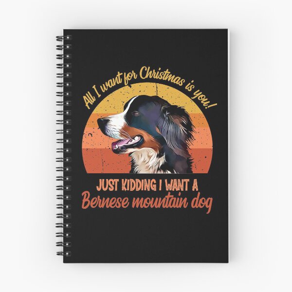 Artikelvorschau, Alles was ich zu Weihnachten möchte bist du! Nur ein Scherz, ich möchte ein Berner Sennenhund im Vintage-Retro-Gesicht entworfen und verkauft von SweetbeStore.