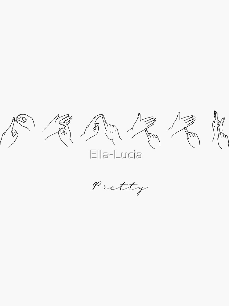 sign-language-pretty-illustration-sticker-for-sale-by-ella-lucia