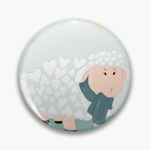 Item preview, White sheep in the meadow designed and sold by Kreajuut.
