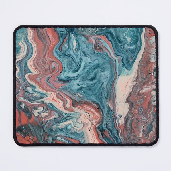 Item preview, Blue, white and red marble designed and sold by FurbieDesign.