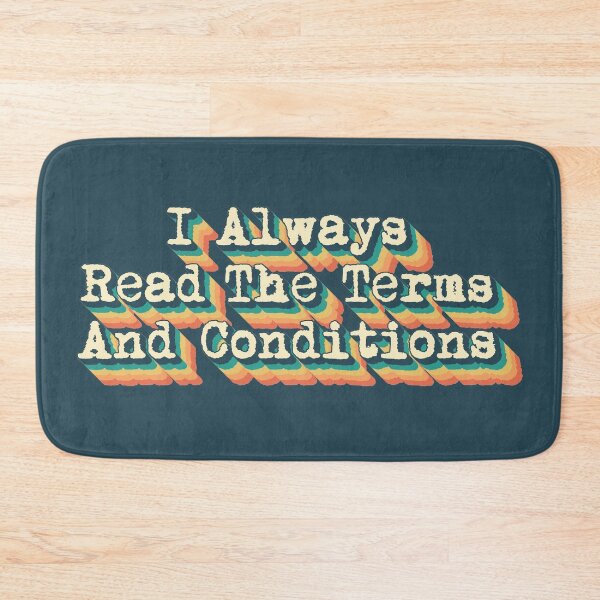 Item preview, I Always Read The Terms And Conditions White Lie Lazy Slogan designed and sold by TrulyEpoque.