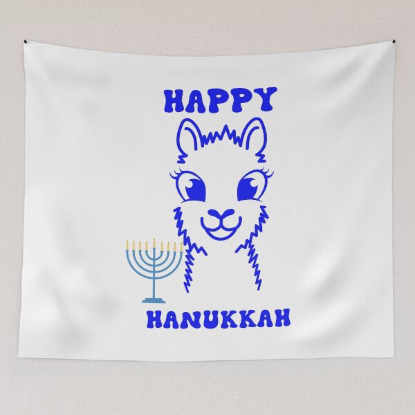 Item preview, HANUKKAH  LLAMA  designed and sold by RetroPlaceee.