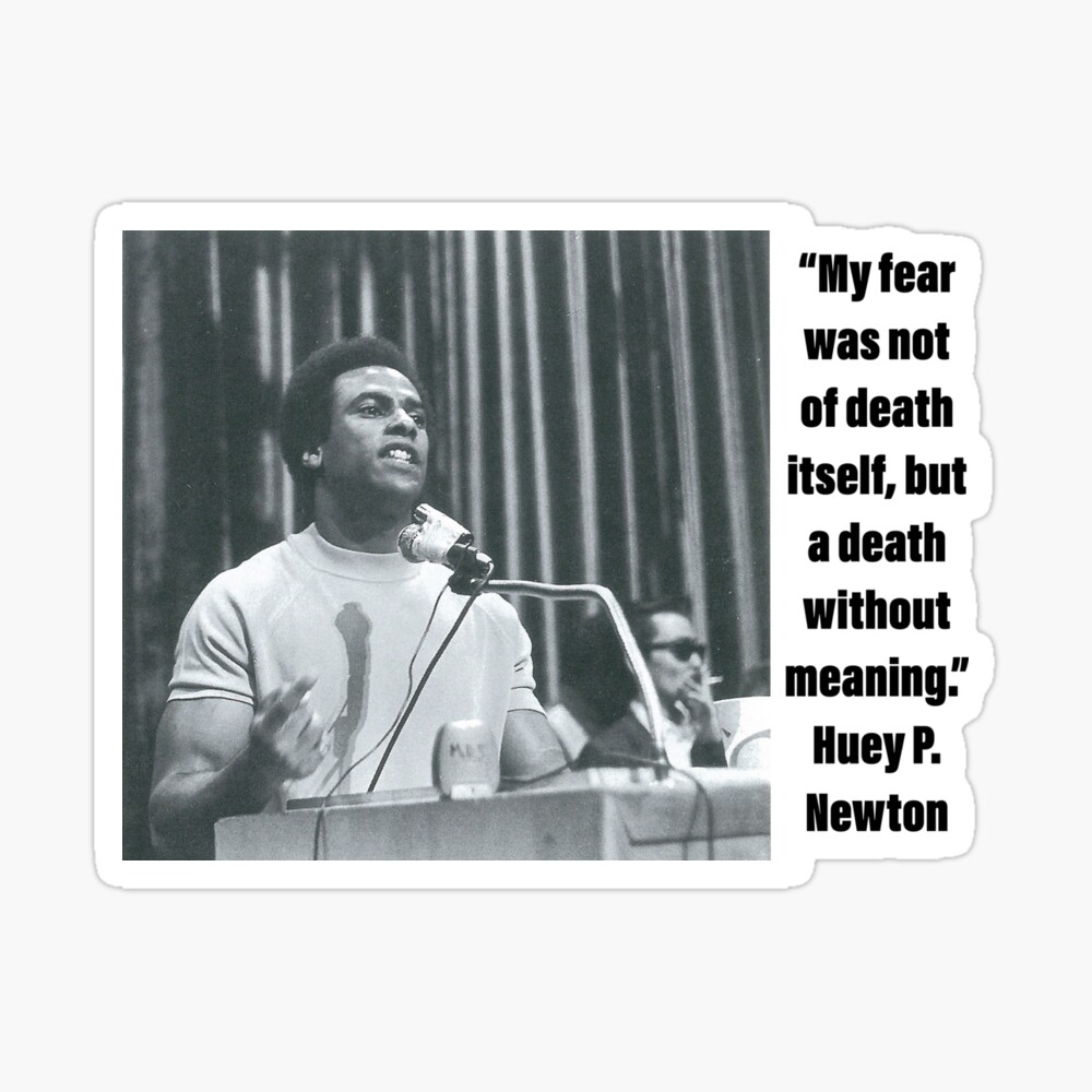 Huey P Newton Quotes Huey P. Newton Quote" Poster By Sourceoflife | Redbubble