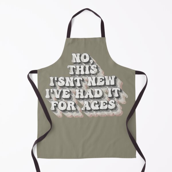 Item preview, Vintage Distressed Look No, This Isn't New, I've Had It For Ages White Lie New Item Slogan For Shopaholics designed and sold by TrulyEpoque.