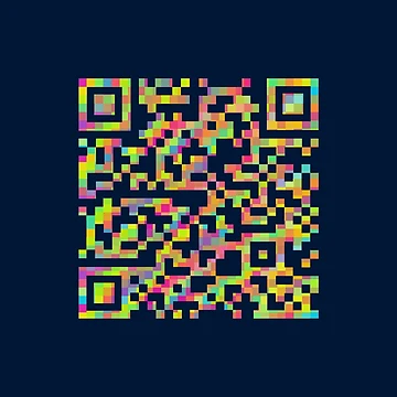 Artwork thumbnail, QR-code Colorful by DoherDesigns