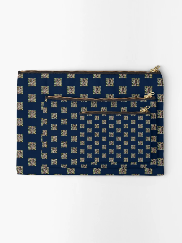 Thumbnail 2 of 4, Zipper Pouch, QR-code Colorful designed and sold by DoherDesigns.
