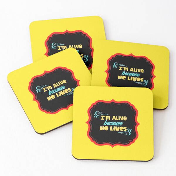 Item preview, I'm Alive Because He Lives designed and sold by Prayingwarrior.