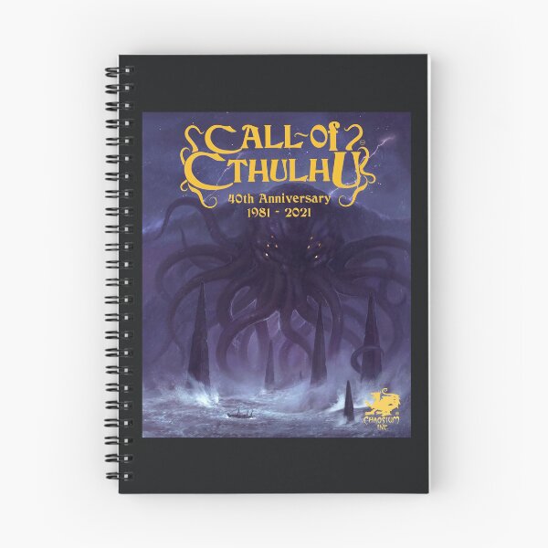 Item preview, Call of Cthulhu 40th Anniversary Cover designed and sold by Chaosium.
