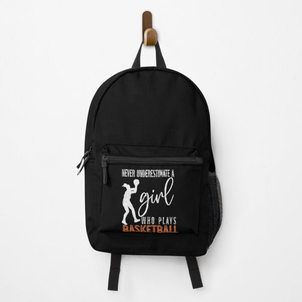 Item preview, Never Underestimate A Girl Who Plays Basketball designed and sold by TeesYouWant.