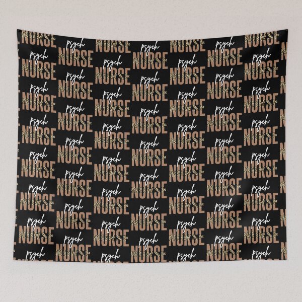 Item preview, Psych nurse Psychiatric nurse Cheetah leopard print | Mental Health Nurse | Gift for mental health Nurse and psych nurses designed and sold by Violet Treasures.