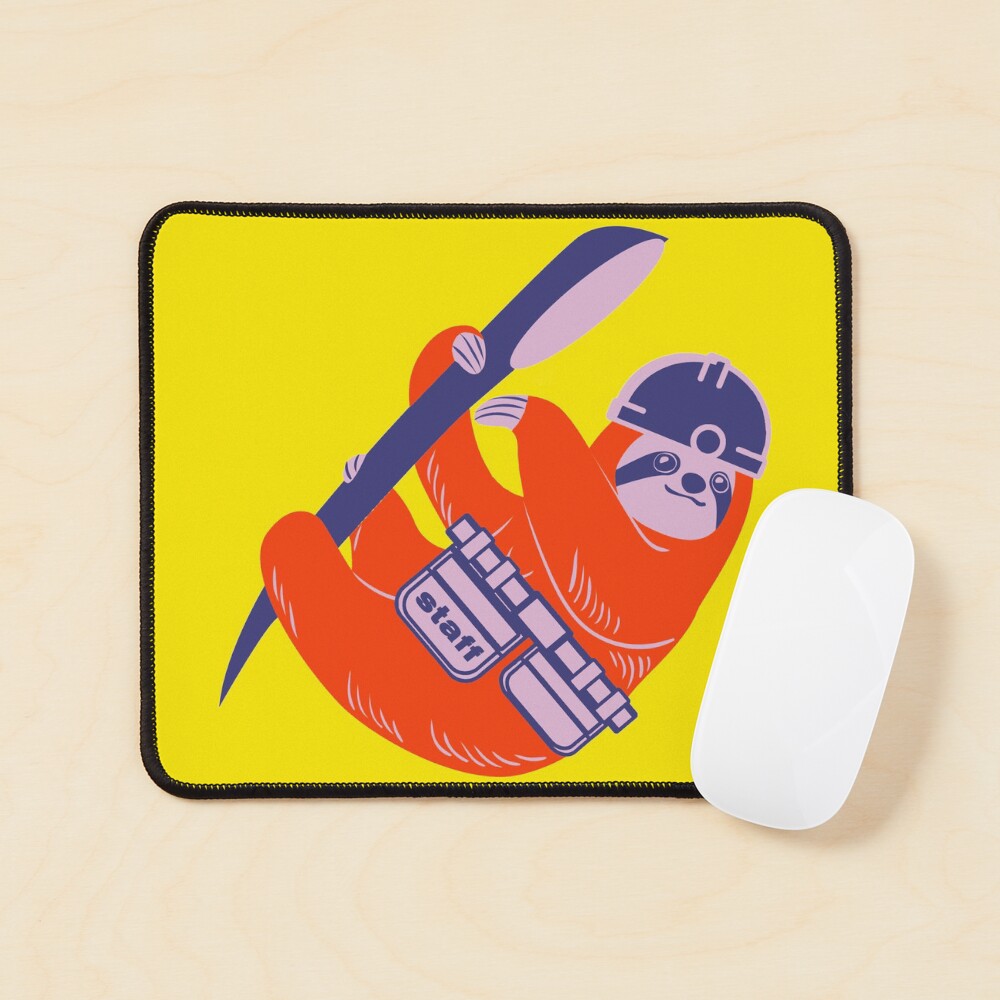 Staff sloth Mouse Pad