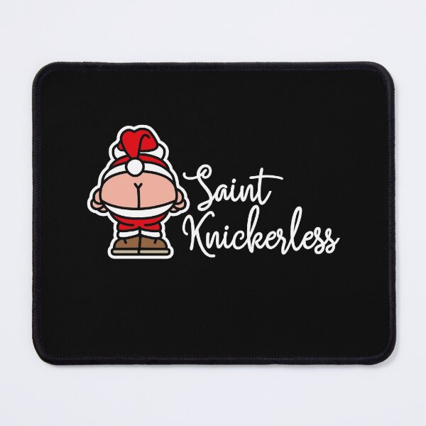 Item preview, Copy of St. Knickerless Santa Claus pun naughty Christmas designed and sold by LaundryFactory.