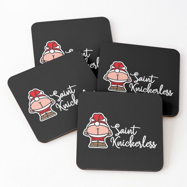 Item preview, Copy of St. Knickerless Santa Claus pun naughty Christmas designed and sold by LaundryFactory.