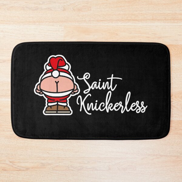 Item preview, Copy of St. Knickerless Santa Claus pun naughty Christmas designed and sold by LaundryFactory.