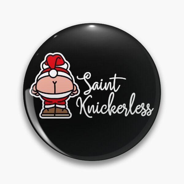 Item preview, Copy of St. Knickerless Santa Claus pun naughty Christmas designed and sold by LaundryFactory.