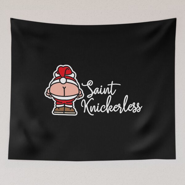 Item preview, Copy of St. Knickerless Santa Claus pun naughty Christmas designed and sold by LaundryFactory.